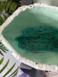 Image 3 of Grand sac à projet taille L , poche avant: Les baigneuses