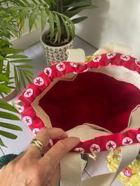 Image 3 of Sac à Projets taille M, poche avant : Petites oies rouges