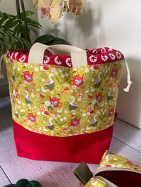 Image 2 of Sac à Projets taille M, poche avant : Petites oies rouges