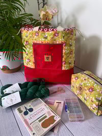 Image 1 of Grand sac à projet taille L, poche avant: Petites oies