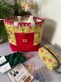 Image 5 of Grand sac à projet taille L, poche avant: Petites oies