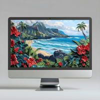 Image 1 of Tropical Escape Desktop Screensaver