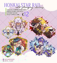 Image 2 of ✦ [PREORDER] HSR cold stamping charms  ✦