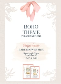 Image 21 of Guest Favor Baby Shower Sign