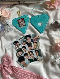 Image 2 of (Seventeen ver.) Diamond Acrylic ID Holder