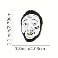 Image 2 of Ol Dirty Bastard Wu-Tang Clan Enamel Pin