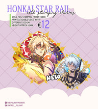 Image 1 of ✦ [PREORDER] HSR cold stamping charms  ✦