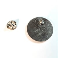 Image 3 of Eat Trash, Hail Satan Possum With Pentagram On Its Forehead enamel Pin