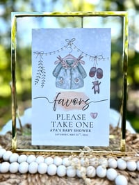 Image 3 of Guest Favor Baby Shower Sign