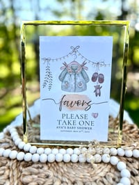 Image 2 of Guest Favor Baby Shower Sign