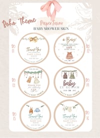 Image 24 of Guest Favor Baby Shower Sign