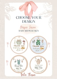 Image 22 of Guest Favor Baby Shower Sign