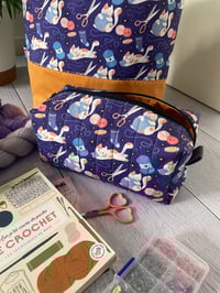 Image 2 of Trousse pour petits projets tricot ou Accessoires: Chatons et pelotes