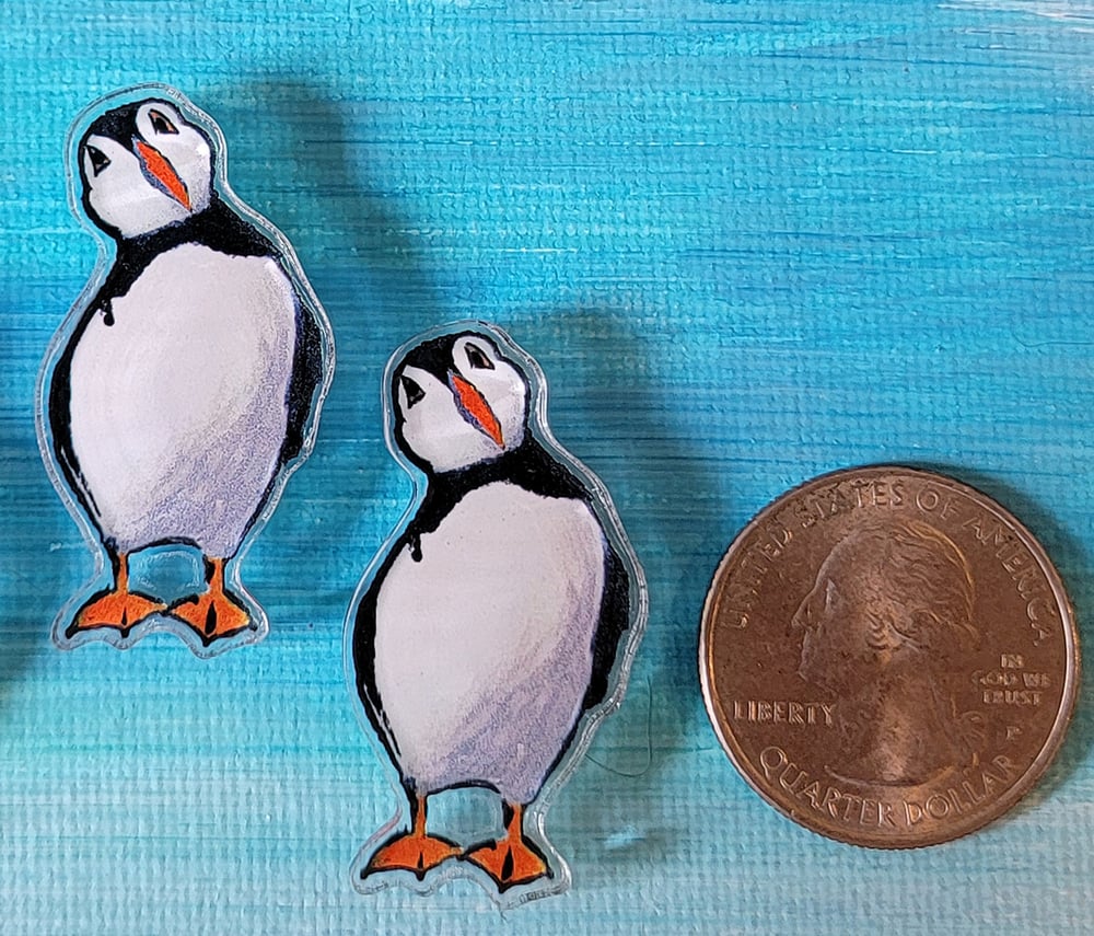 Image of 'Wait. What?' Puffin Pin