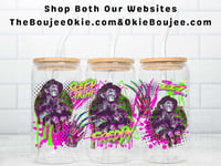 Neon Horror Freddy Uv Dtf Cup Wraps Double Sided W0902