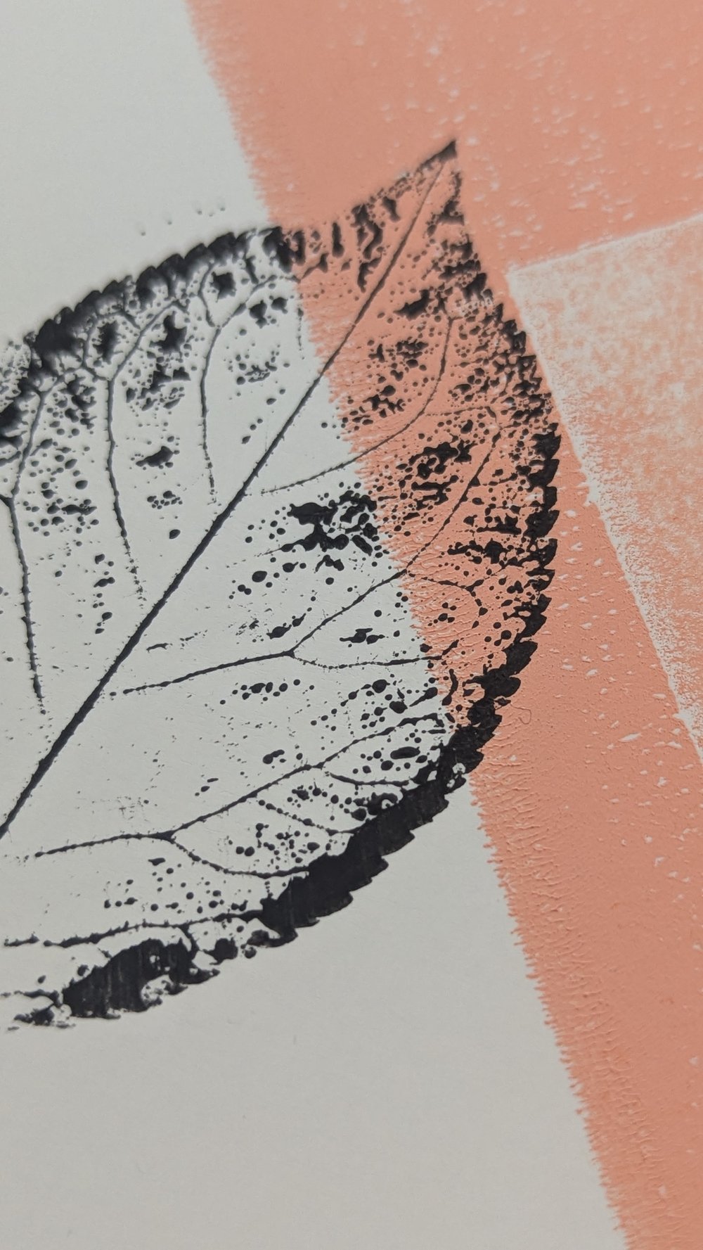 Image of Offcuts Print A6 - Plum Tree - Peach