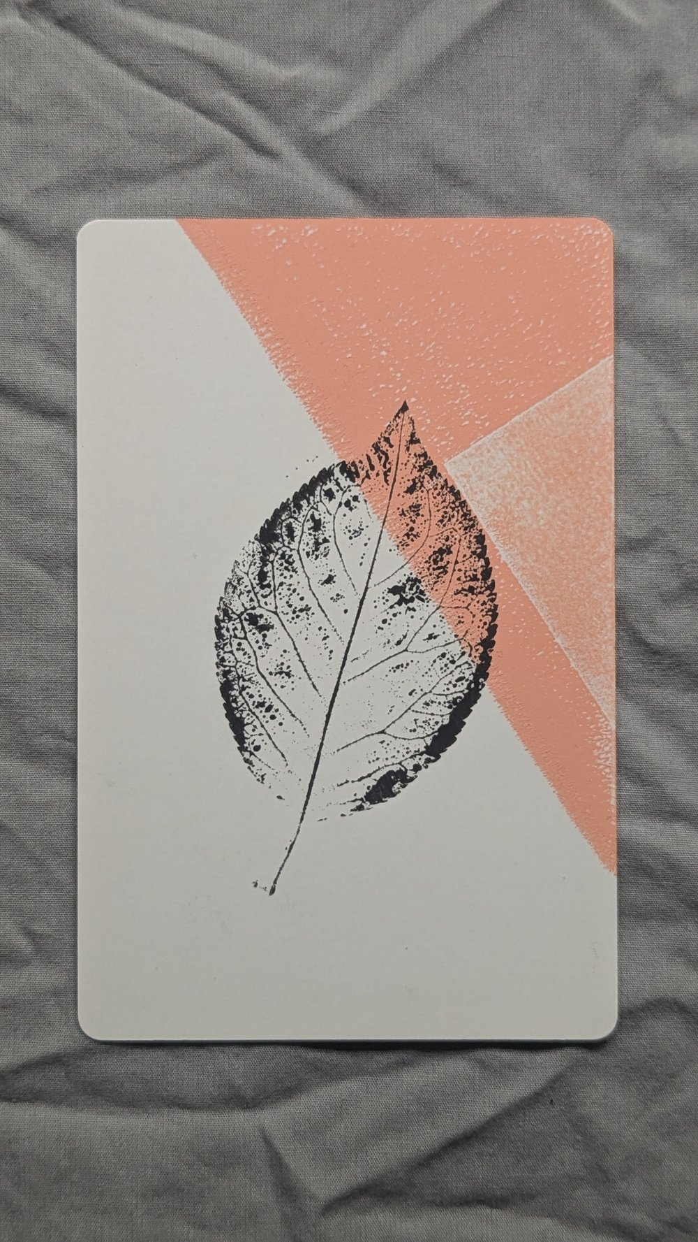 Image of Offcuts Print A6 - Plum Tree - Peach