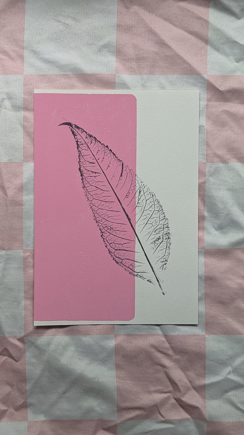 Image of Butterfly Bush - Two Tone Monoprints 3 set - Yellow/Pink/Peach