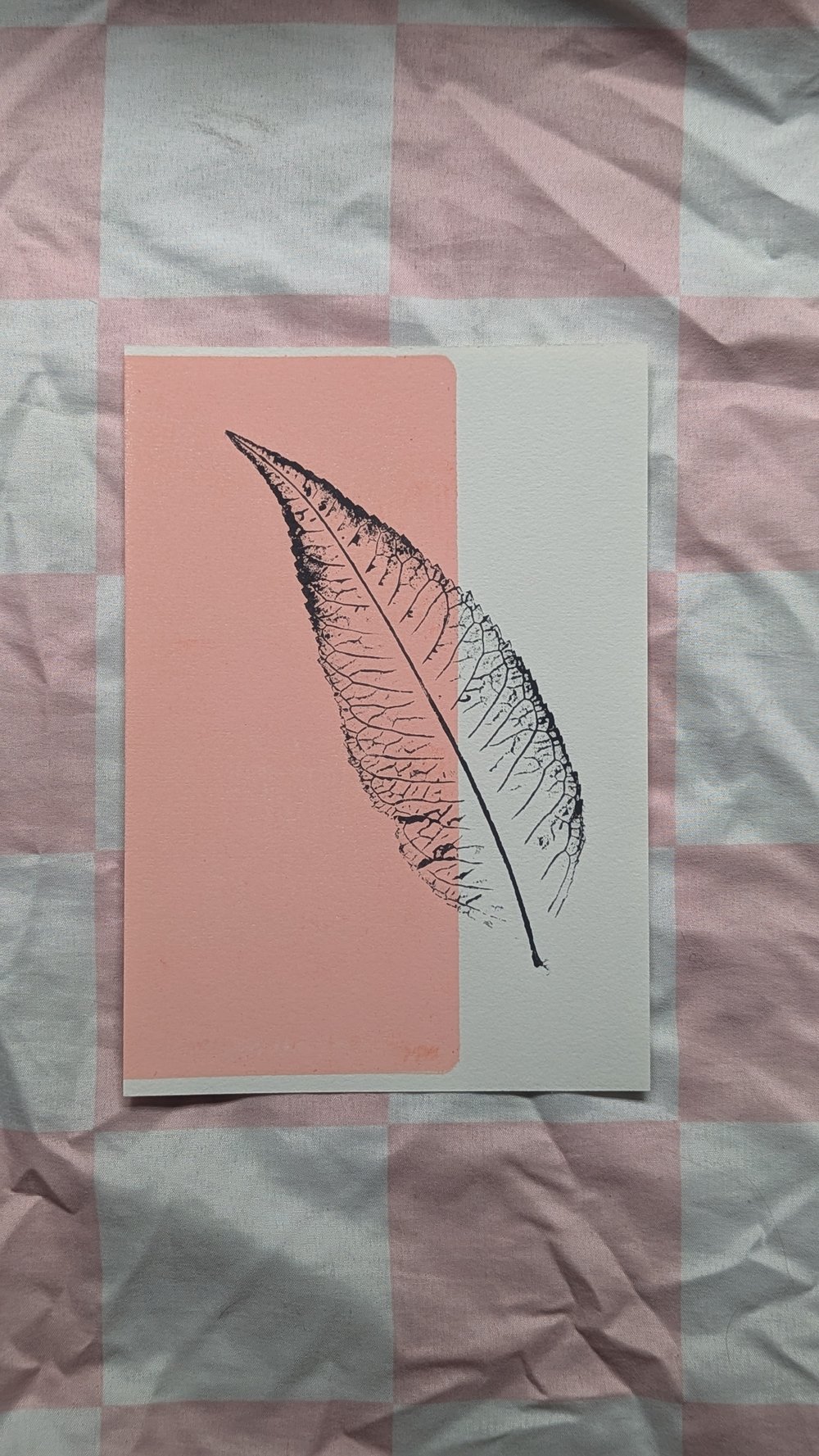 Image of Butterfly Bush - Two Tone Monoprints 3 set - Yellow/Pink/Peach