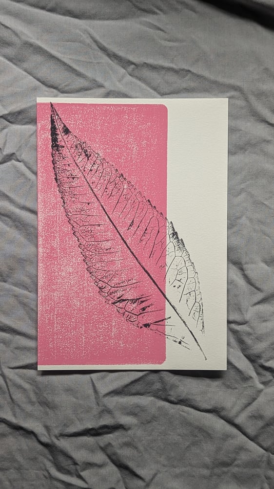 Image of Butterfly Bush - Monoprint 3 set - Blue/Pink/Purple