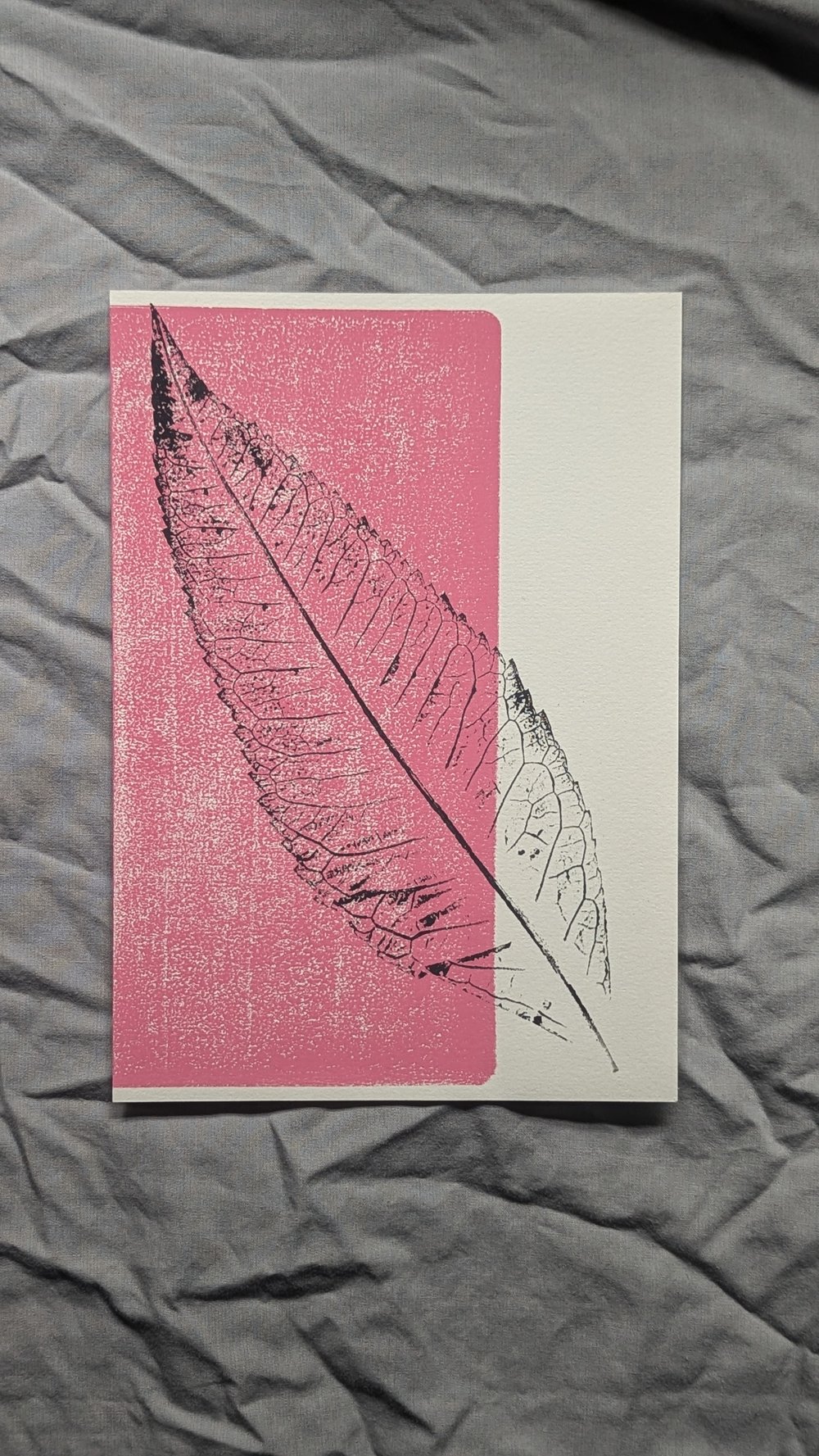 Image of Butterfly Bush - Monoprint 3 set - Blue/Pink/Purple
