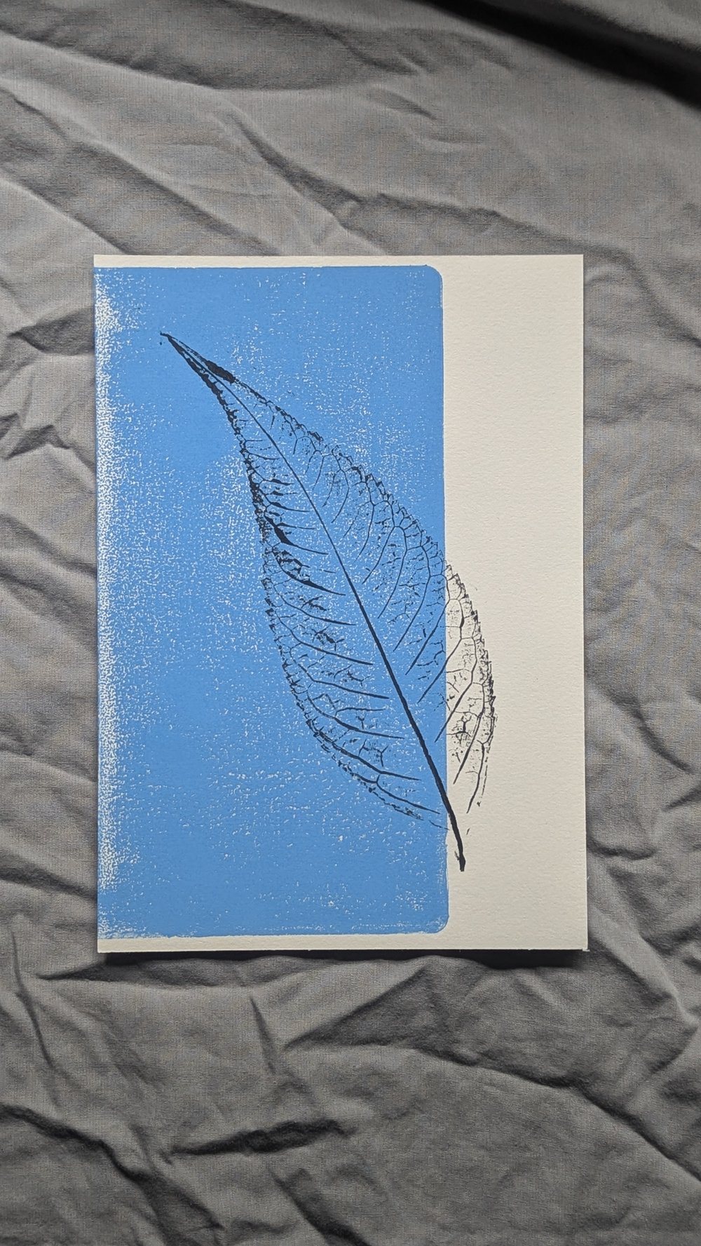 Image of Butterfly Bush - Monoprint 3 set - Blue/Pink/Purple