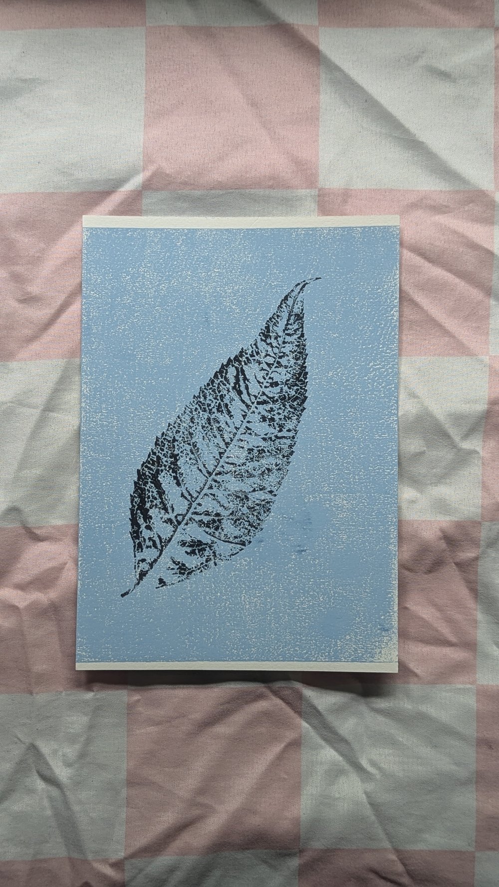 Image of Butterfly Bush - Single Colour - Blue - A5 Print
