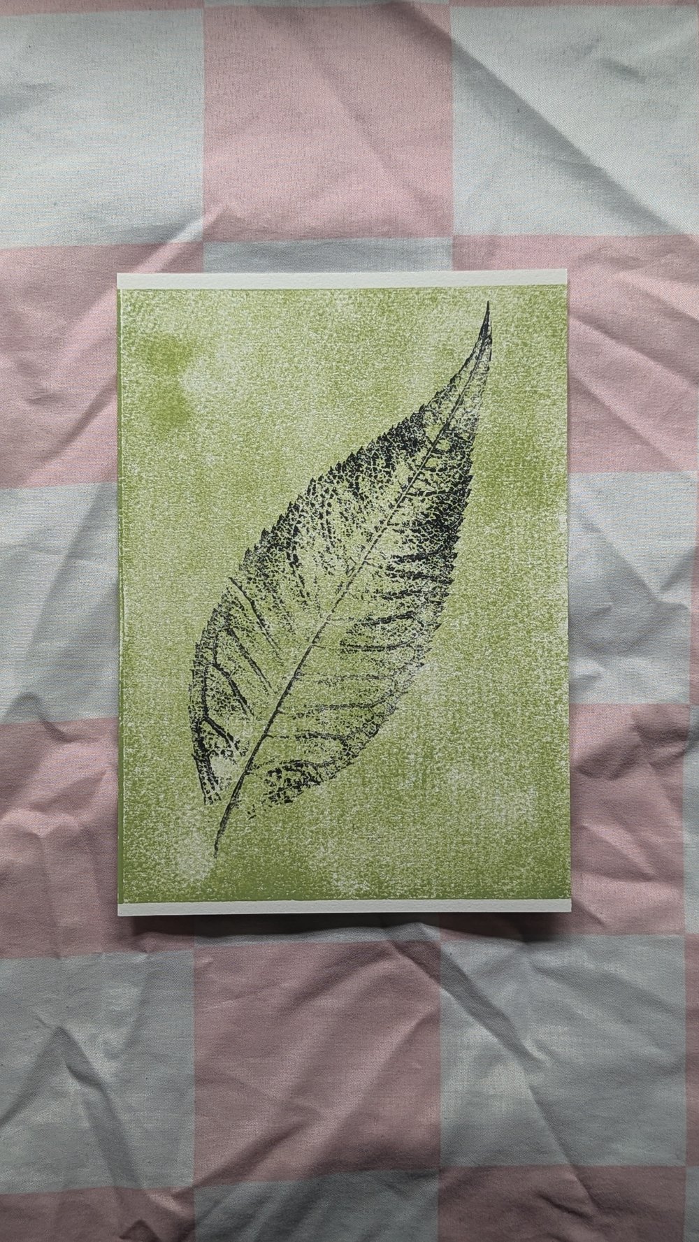 Image of Butterfly Bush - Single Colour - Green - A5 Print