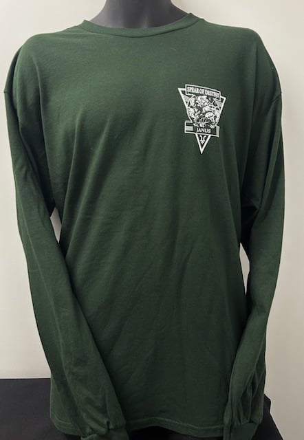 Long Sleeve JANUS Tour Shirt on Green! 