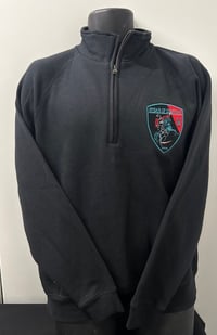 Image 1 of JANUS Embroidered Zip Neck Sweatshirt