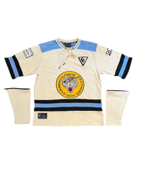 Image 3 of Currency Crew Currency Wolves Hockey Jersey Home Cream 