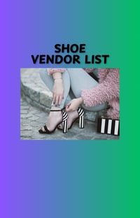 Shoe Vendor List