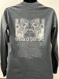 Image 2 of Long Sleeve JANUS Tour Shirt on Grey - Dates on the back
