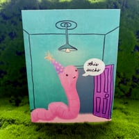 Image 2 of party worm customizable card