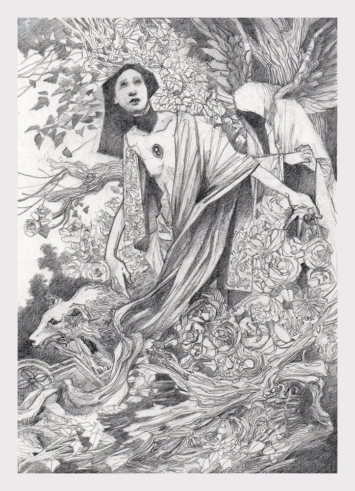 Image of Ghosts - graphite study