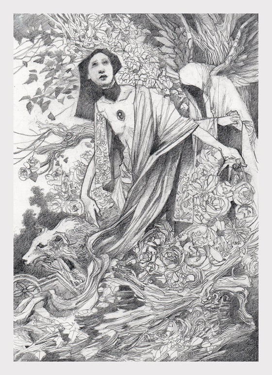 Image of Ghosts - graphite study