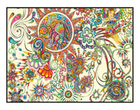 Image 2 of 24 x 18 "Fairy Collage" poster by Katie Moon