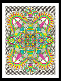Image 2 of 18 x 24 "Mandala Effect" poster by Katie Moon