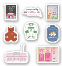 Image 2 of Needlepoint -  80's Starter Pack Sticker Sheet