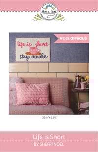 Image 3 of Life is Short quilted wall hanging