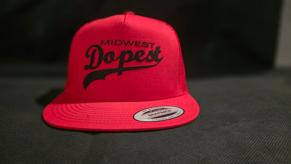 Image of MidWest Dopest Ferrari Red Trucker