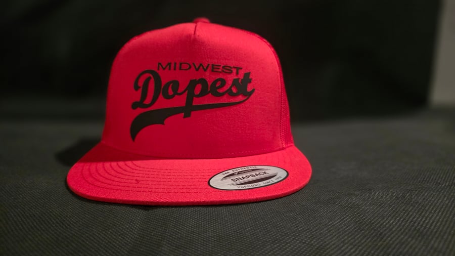 Image of MidWest Dopest Ferrari Red Trucker