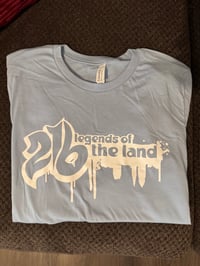 216:Legends of the land Blue & White shirt