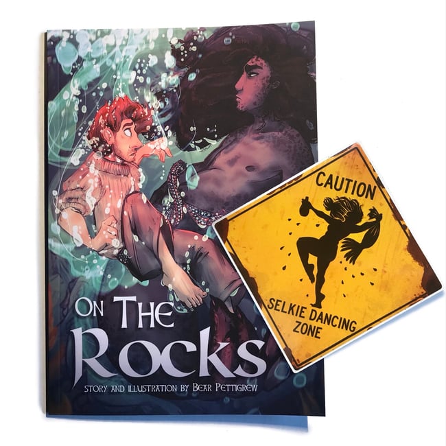 Sticker & On The Rocks, Hard Copy Comic