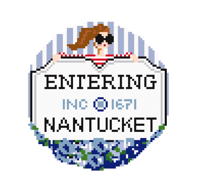 Image 1 of Needlepoint Canvases - East Coast Girls Ornaments