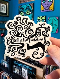 settle sticker