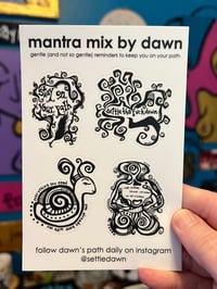 mantra mix stickers