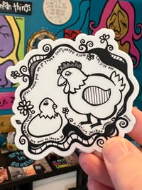 spring chicken sticker