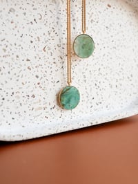 Image 3 of Collier SOLUNA - Jaspe Africain