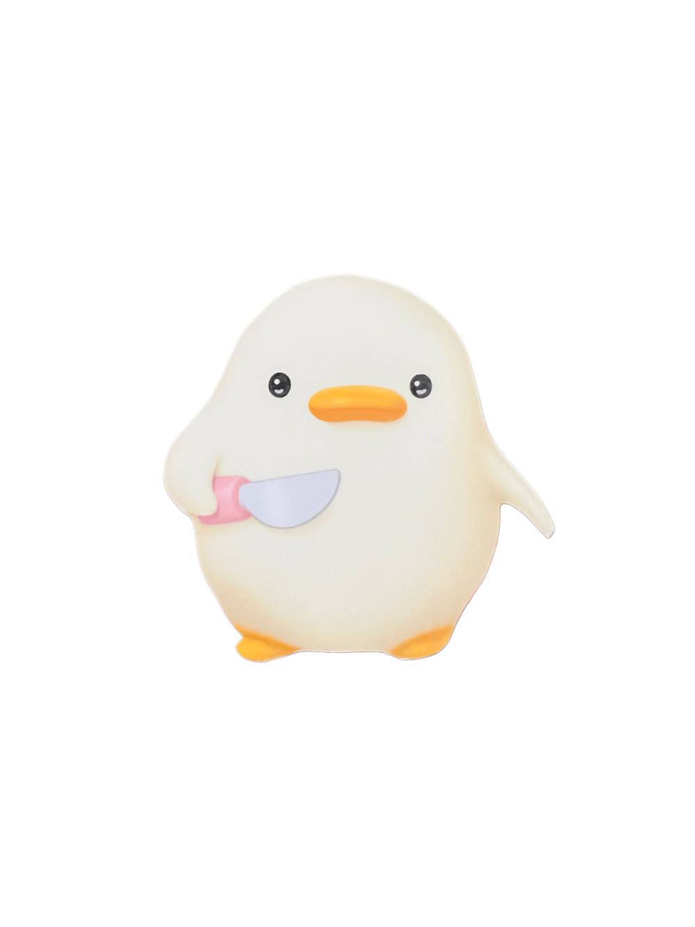 Image of Chick holding a knife sticker